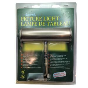 House of Troy A7-71 Advent Picture Light, 7", Antique Brass Made in the USA